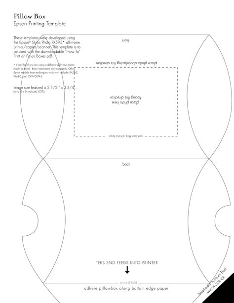 printable boxes patterns scope  work template paper box
