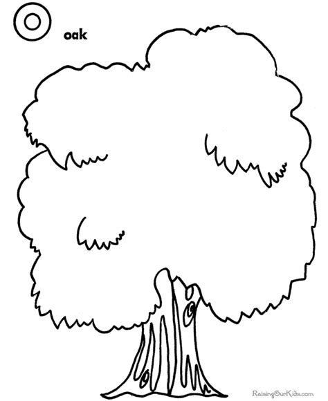tree coloring pages    print