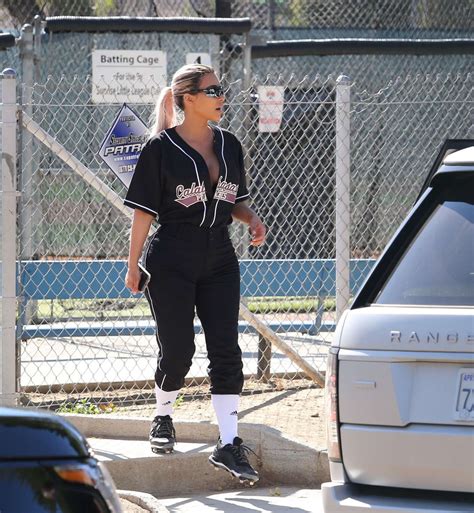 Kim Kardashian Filming A Kuwtk With A Baseball Game 16 Gotceleb