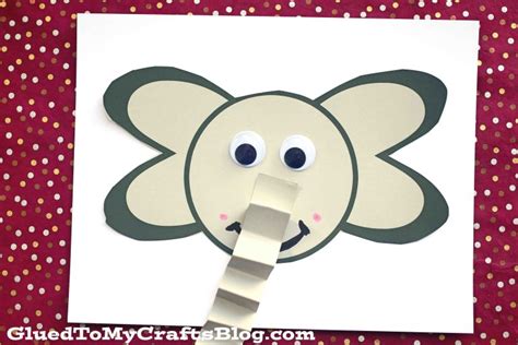 perfect  beginners paper elephant craft  young kids  recreate