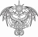 Caduceus Tattoos Coloring Pages Dragons Books Tattoo Embroidery Sheets Adult Designs Cool Steampunk Pillow Learn Patterns sketch template
