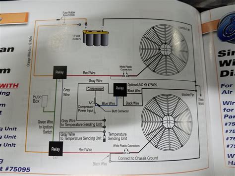 radiator fan electric fan relay wiring diagram collection