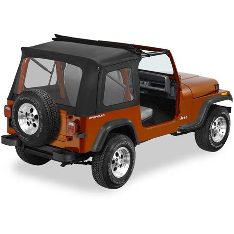 bestop sunrider complete soft top black  jeep cj wrangler   ebay
