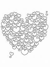 Kleurplaten Hartjes Hartje Valentijn Liefde Volwassenen Liefdes Regenboog Vaderdag Moederdag Allemaal Terborg600 Bloemen Uitprinten Downloaden Verschillende Ballonnen sketch template