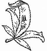Leaf Drawing Weed Pot Outline Cartoon Marijuana Drawings Easy Plant Clipart Trippy Clip Draw Cannabis Stoner Cliparts Step Library Clipartbest sketch template