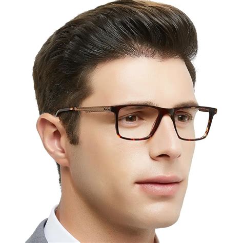 occi chiari high quality black eyeglasses metal acetate mens eyewear