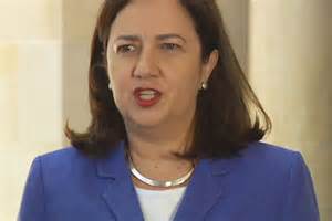 qld opposition leader annastacia palaszczuk outside state