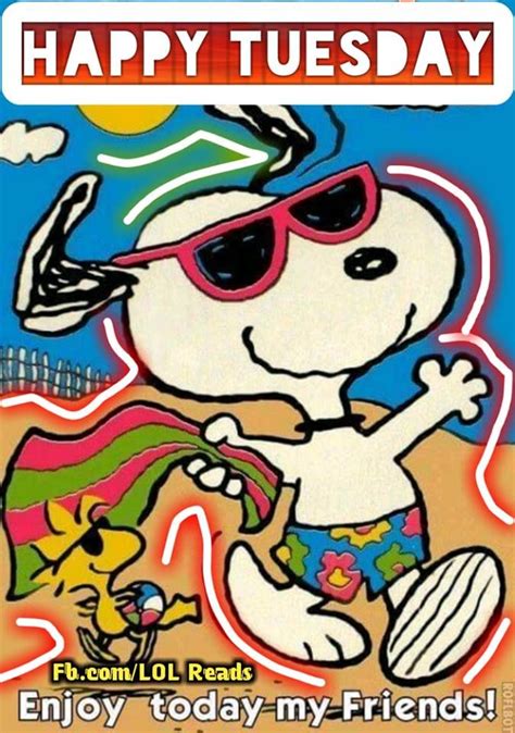 snoopy beach happy tuesday pictures   images  facebook