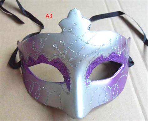 many colors metal plastic face mask party decoration