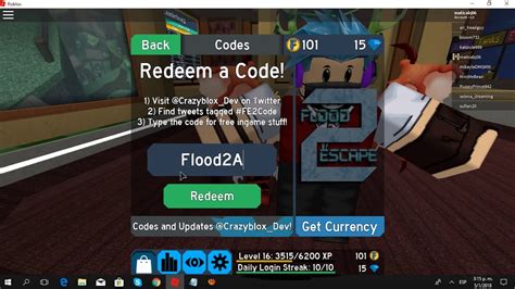 roblox flood escape 2 all codes free robux hack tool no human