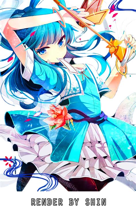 magical anime girl render  le ryuuji  deviantart