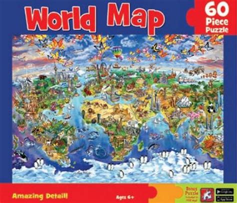 world map pc puzzle  mwave