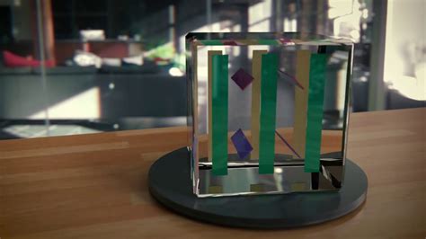 glass cube art perfect loop youtube