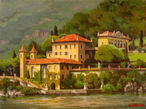 painting  italian countryside ritalianamerican