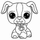 Coloring Pages Cute Pet Shop Puppy Littlest Animal Baby Printable Big Eyed Kids Drawing Eyes Getcolorings Color Printables Print Giraffe sketch template
