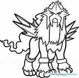 Pokemon Coloring Entei Pages Legendary Printable Giratina Water Type Coloring4free Drawing Print Mighty Houndoom Getcolorings Clipart Chola Color Clipartmag Arceus sketch template