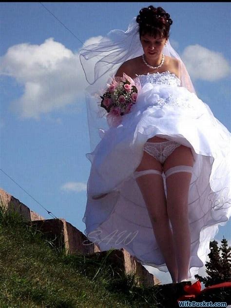 pussy flashing wife wedding cumception