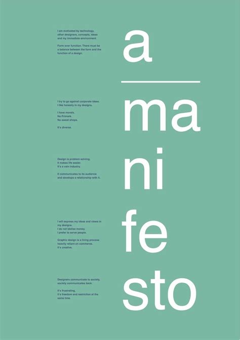design manifesto ollietigwell manifesto design brand manifesto
