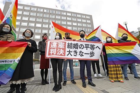 japan court rules same sex couples have marriage rights in landmark