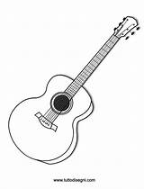 Chitarra Strumenti Musicali Musicale Gitar sketch template