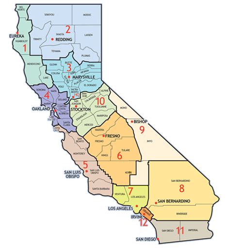 map  california districts rosa wandie