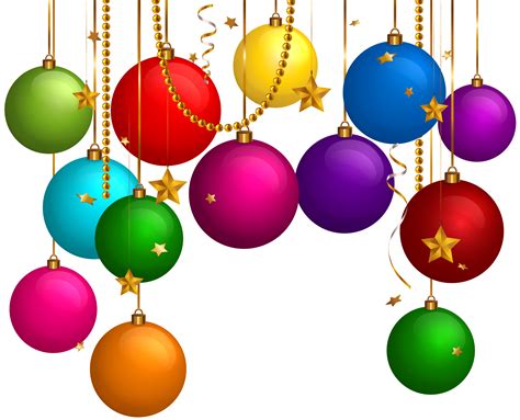 hanging christmas balls decor png clip art gallery yopriceville high quality images and