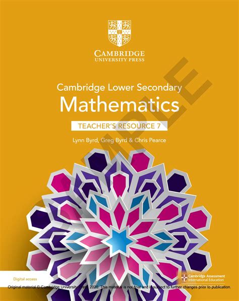 secondary mathematics teachers resource  sample  cambridge