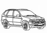 X5 M5 Tocolor Lowrider sketch template
