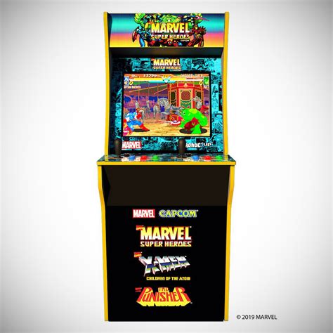 arcadeup reveals limited edition marvel super heroes arcade machine