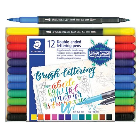 staedtler brush letter duo markers