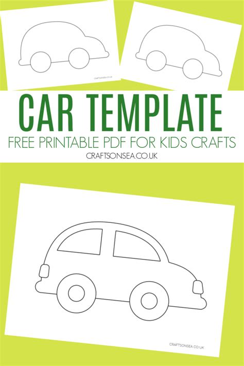 car template  printable  crafts  sea