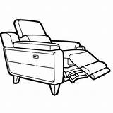 Recliner Drawing Clipartmag sketch template