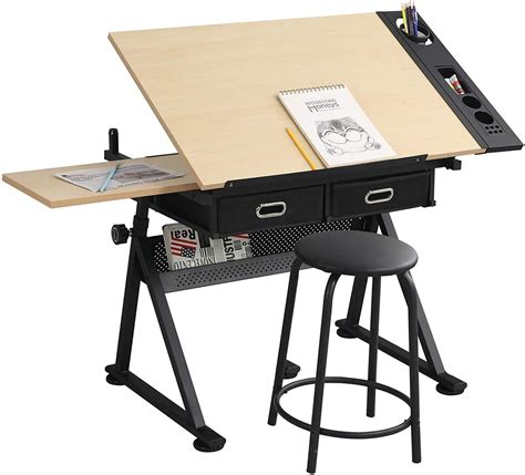 wholesale teblacker drafting table height adjustable drawing desk