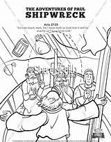 Shipwreck Acts Sharefaith Vbs sketch template