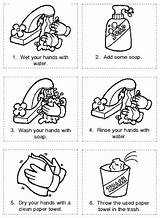 Germs Manos Lavarse Germ Lavado Worksheet Higiene Belarabyapps Ingles Lesson Recursos Dibujo Habitos Escuela Inglés Jugar Sequencing sketch template