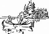 Clipart Canoe Clip Drawing Canoeing Vector Svg Portage Cliparts Camping Silhouette Clker Transparent Coloring Cartoon Pages 82kb Boat Tag Library sketch template