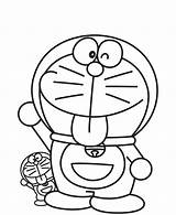 Coloring Doraemon Cartoon Sheets Relaxing sketch template
