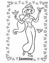 Jasmine Coloring Pages Colorear sketch template