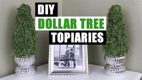 diy dollar tree topiaries dollar store diy spring