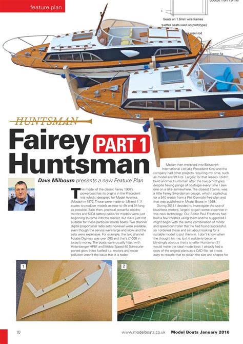model boats magazine january   issue