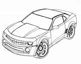 Camaro Coloring Pages Chevy Drawing Chevrolet Car Cars Corvette Silverado Z06 Ss Outline Print Clipart Drawings Printable Camaros Getdrawings Getcolorings sketch template