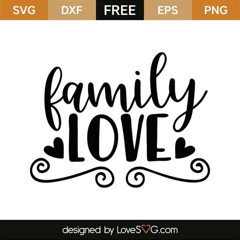 family love lovesvgcom