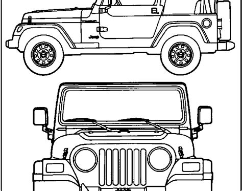 jeep car coloring pages printable coloring pages