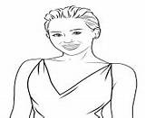 Celebrity Coloring Pages Cyrus Miley Printable sketch template