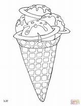 Coloring Ice Cream Pages Printable Desserts Space Drawing Cone Colouring Color Lollipops Paper Print Line Needle Seattle Getdrawings Popular Supercoloring sketch template