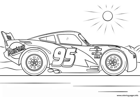 lightning mcqueen  cars  disney coloring pages printable cars