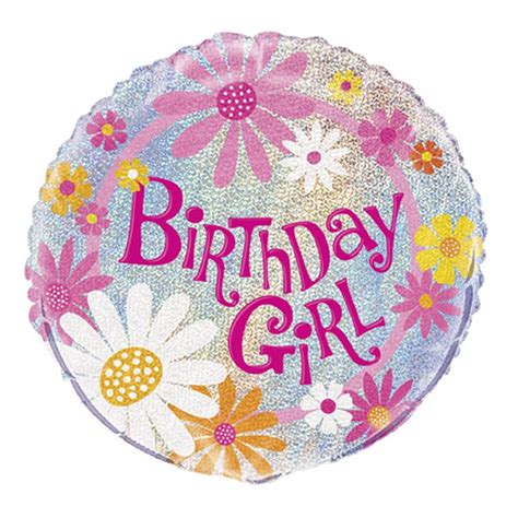 large birthday girl foil balloon hobbycraft