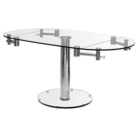 Extending Glass Dining Tables Uk Clear Extendable Glass Dining Table