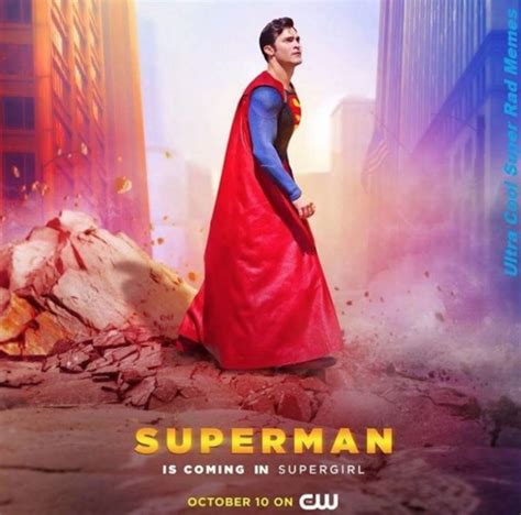 Superman Is Coming In Supergirl Poster