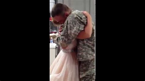 brother comes home to surprise sister at prom youtube